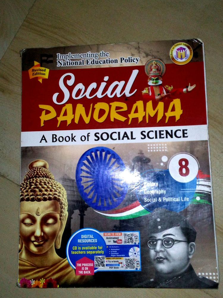 Social Panorama Class 8th English Medium Book