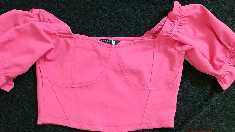 Cute Pink Crop Top 🎀