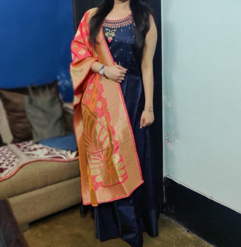 Beautiful Gown With Dupatta