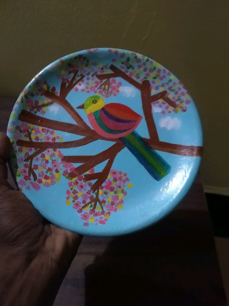 Terracotta Wall Decor Painted Plates