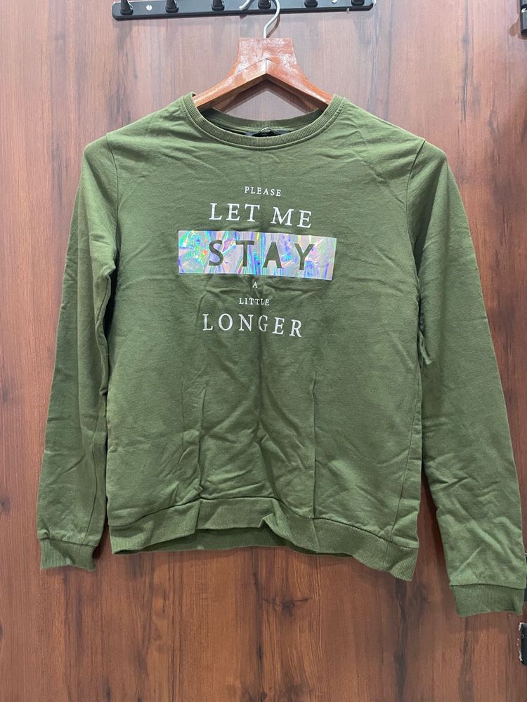 OLIVE SWEATSHIRT