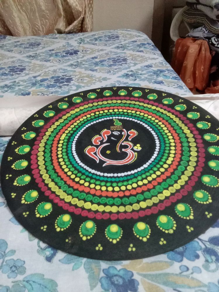 Ganesh Mandala Painting 🌼