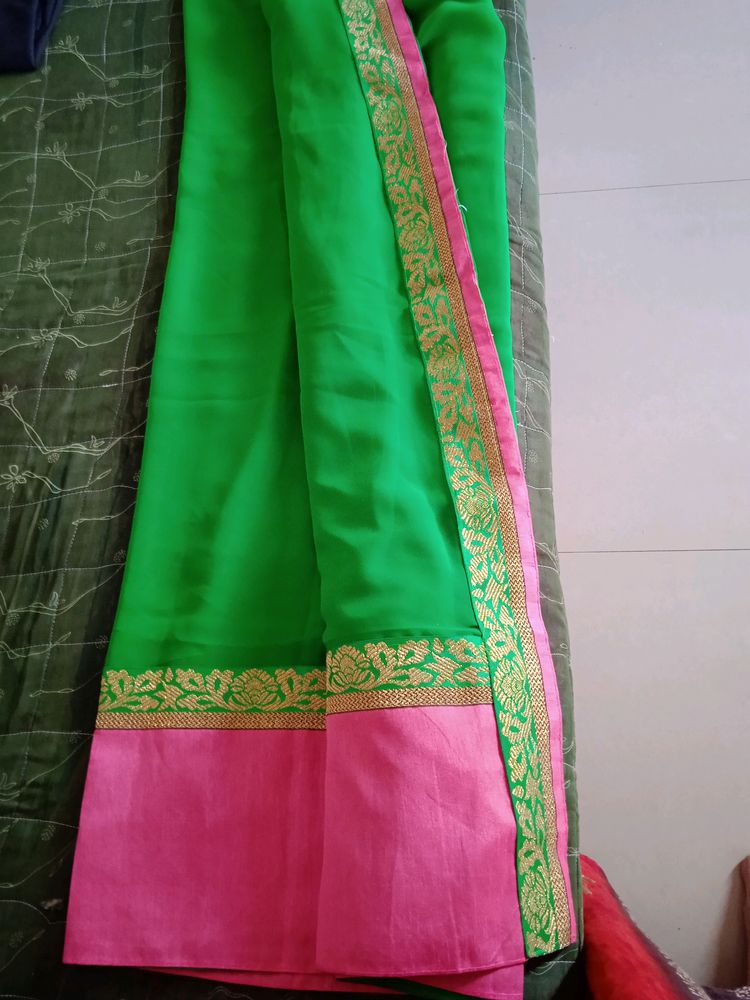 Light Green Saree