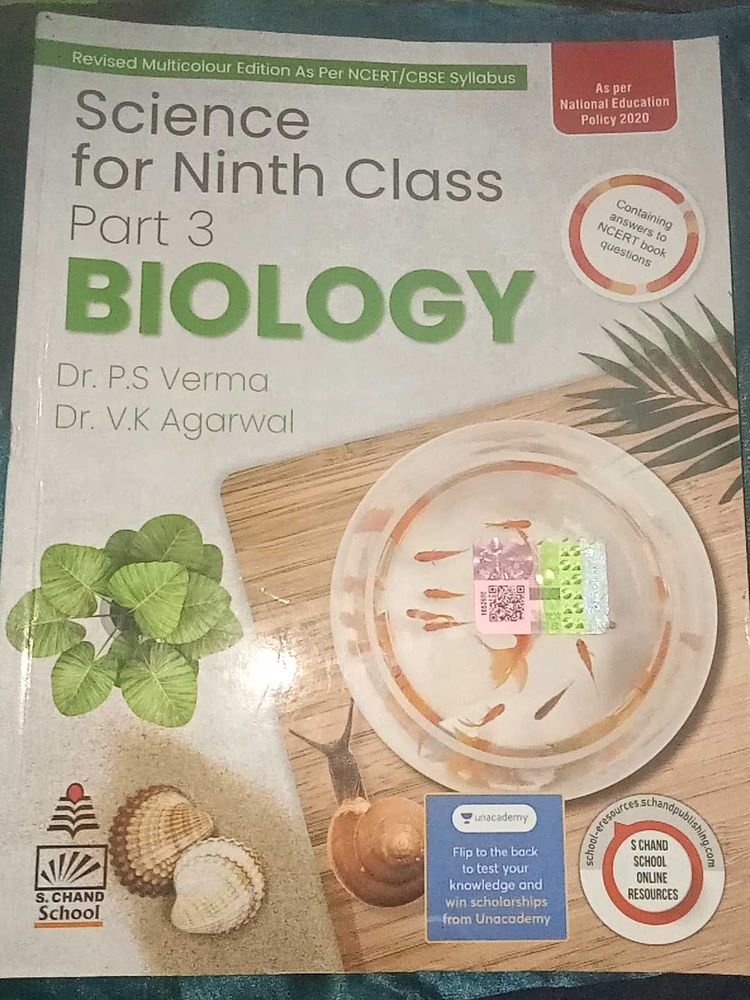 BIOLOGY Science for Ninth Class (Part-3) S.Chand