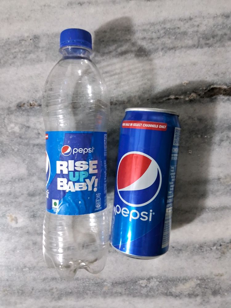 PEPSI BOTTLE AND CAN