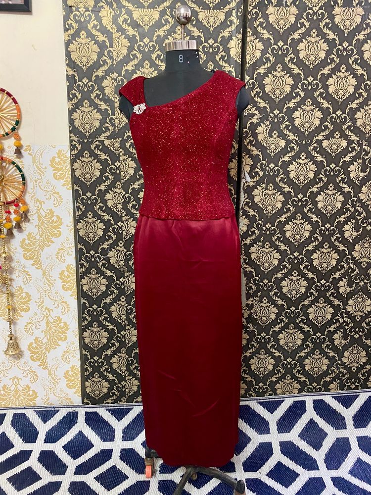 Beautiful Maroon Dress