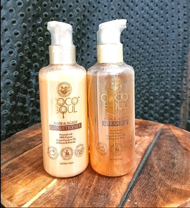 Coco Soul Hair Cleanser And Conditioner