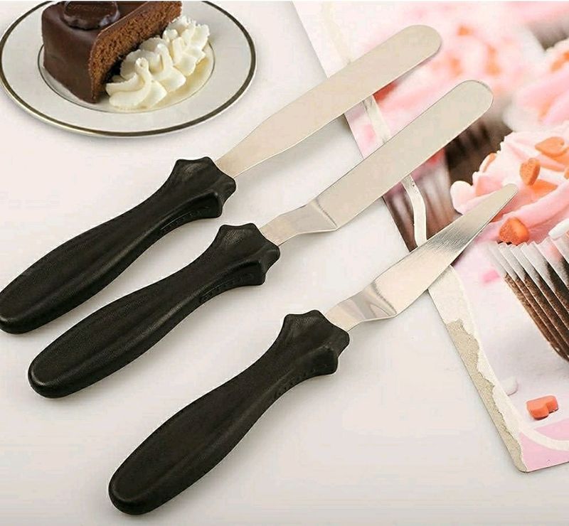 3pcs Cake Spatula Knife Set