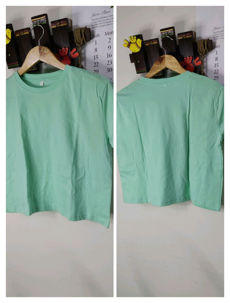 Mint Crop Tshirt