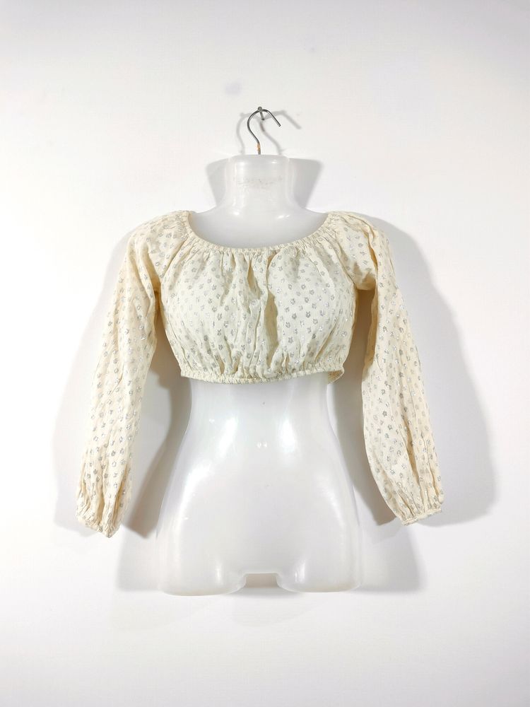 Cream Casual Top (Women's)