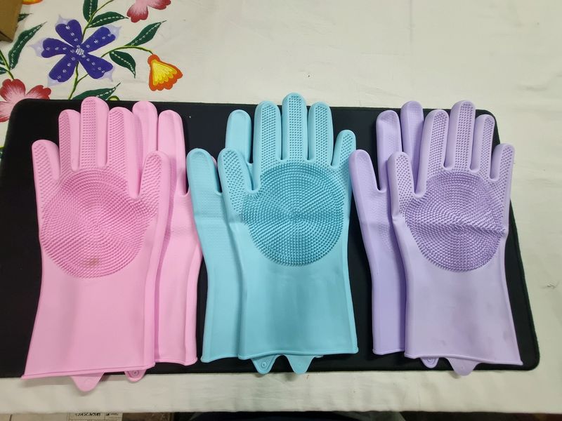 Silicon Cleaning/ Cooking Gloves.