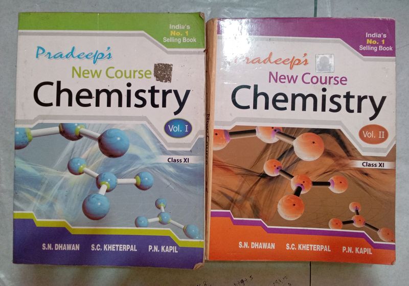 PRADEEP CLASS 11 CHEMISTRY VOL1 and VOL2