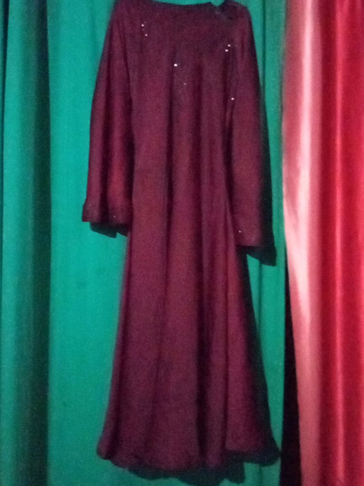 Rust Color Abaya