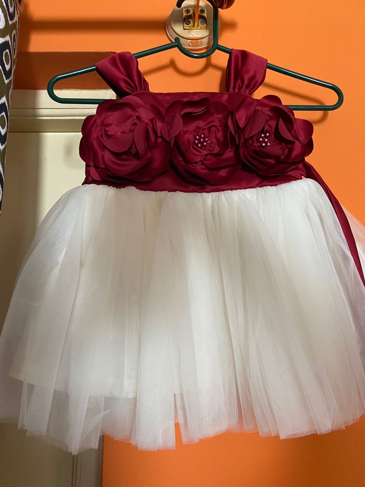 🔥MUST GRAB🔥Beautiful Bday Baby Girl Frock🔥