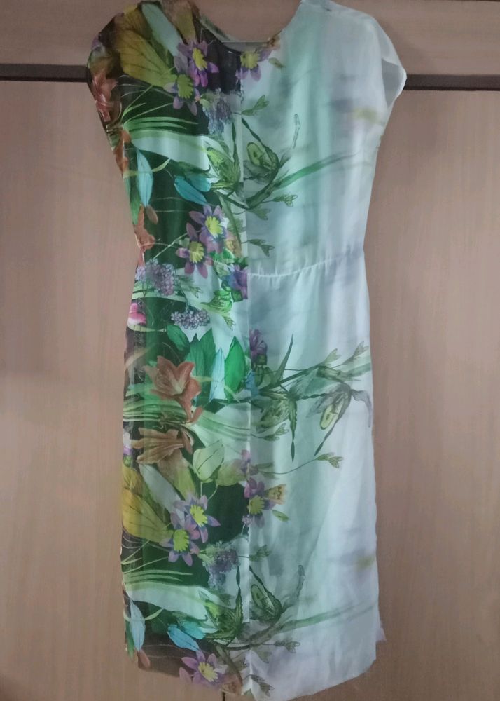 Green Floral Dress