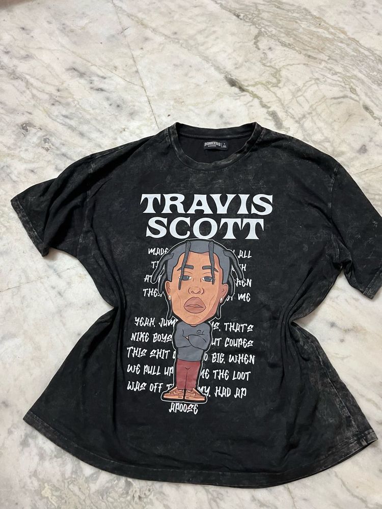 Travis Scott Oversized Tee 🔥