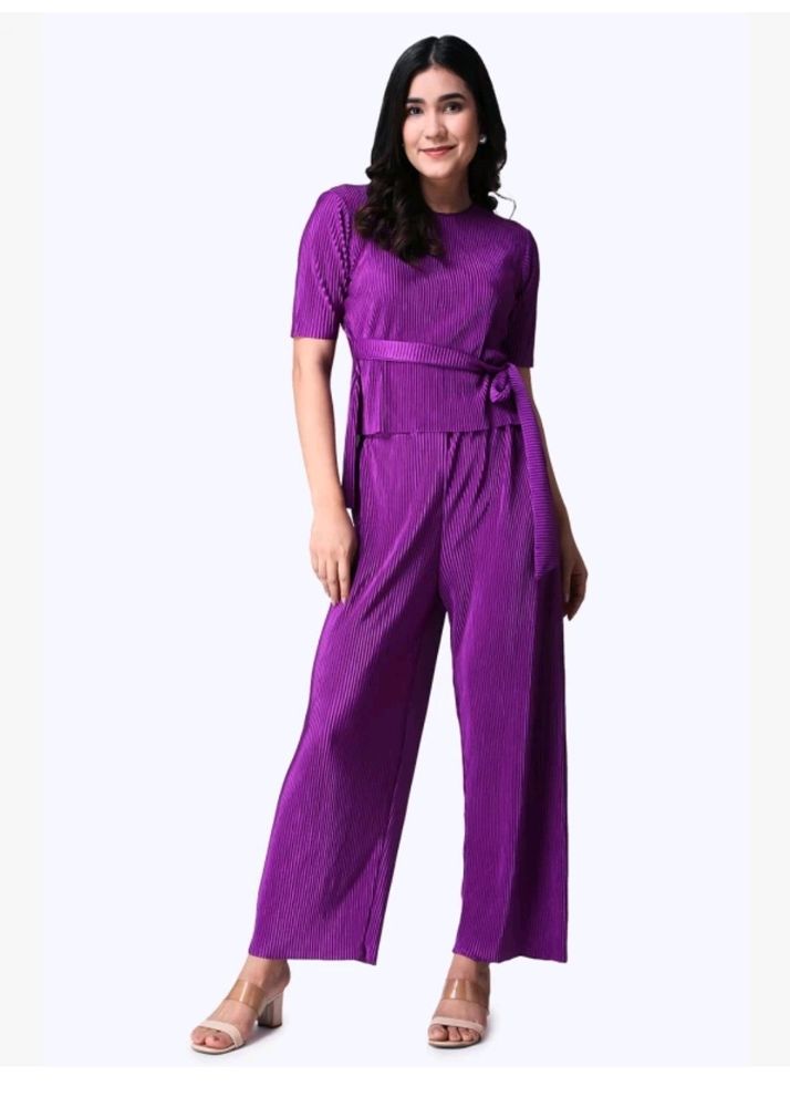 Co Ord Set Purple