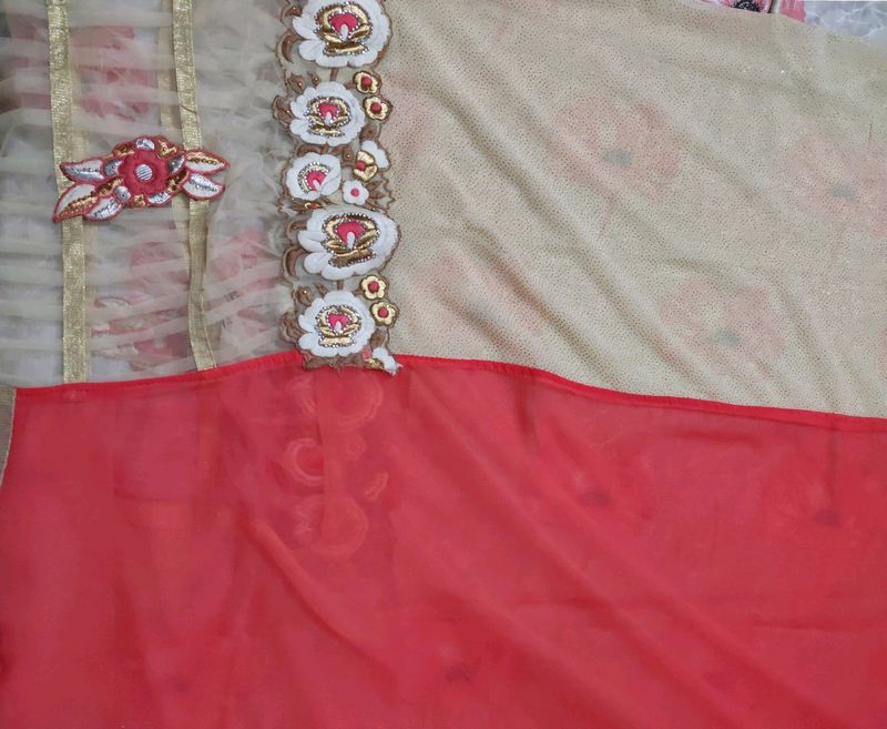 Double Shade Designer Saree