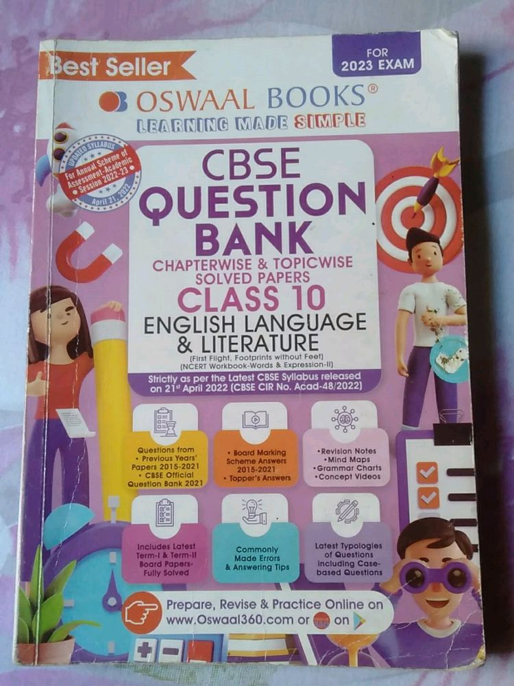 CBSE QUESTION BANK Class 10 ENGLISH LANG AND LIT