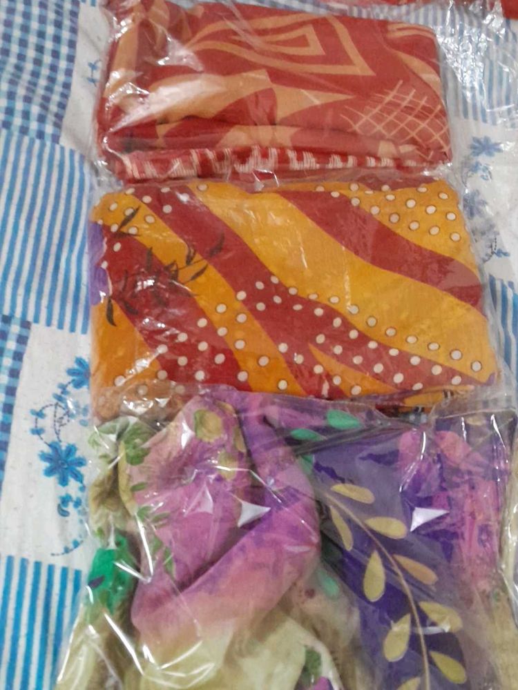 3 Sarees(daily wear)