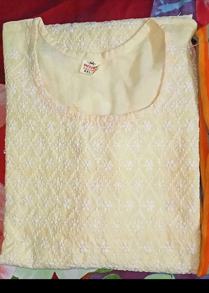 Beautiful Chikankari Kurti 💗