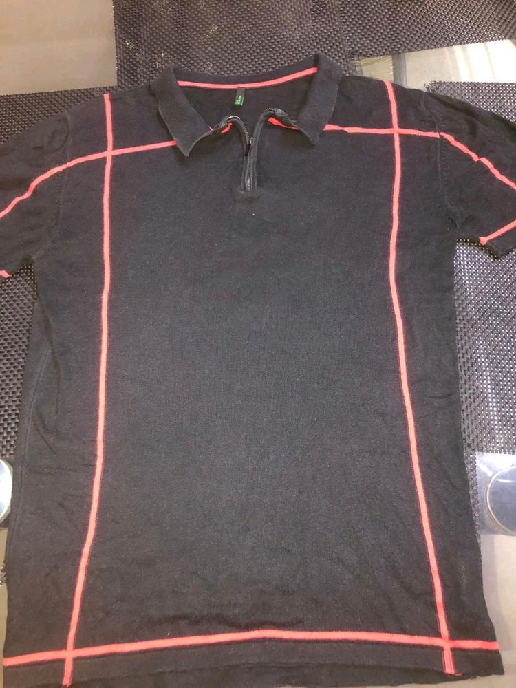 Premium Quality Zip  Polo T-shirt