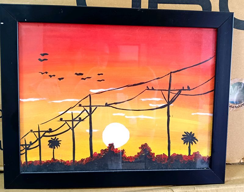 Painting (Sunset Silhouette)