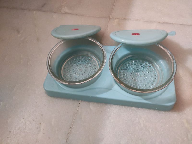 Bowl Set With Tray