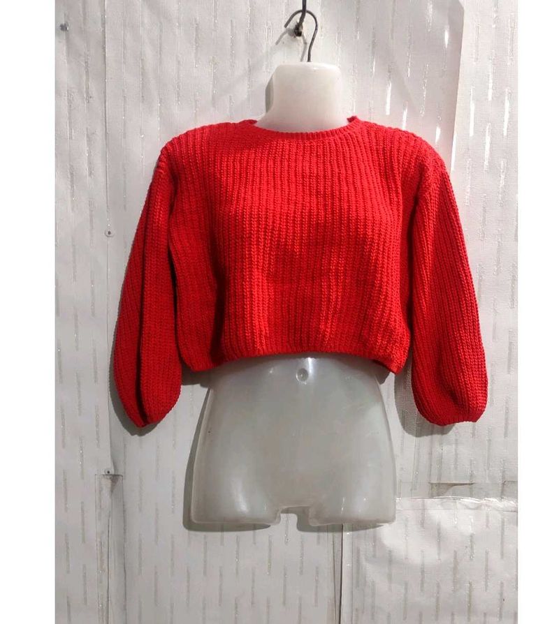 Crop Sweater for Women's