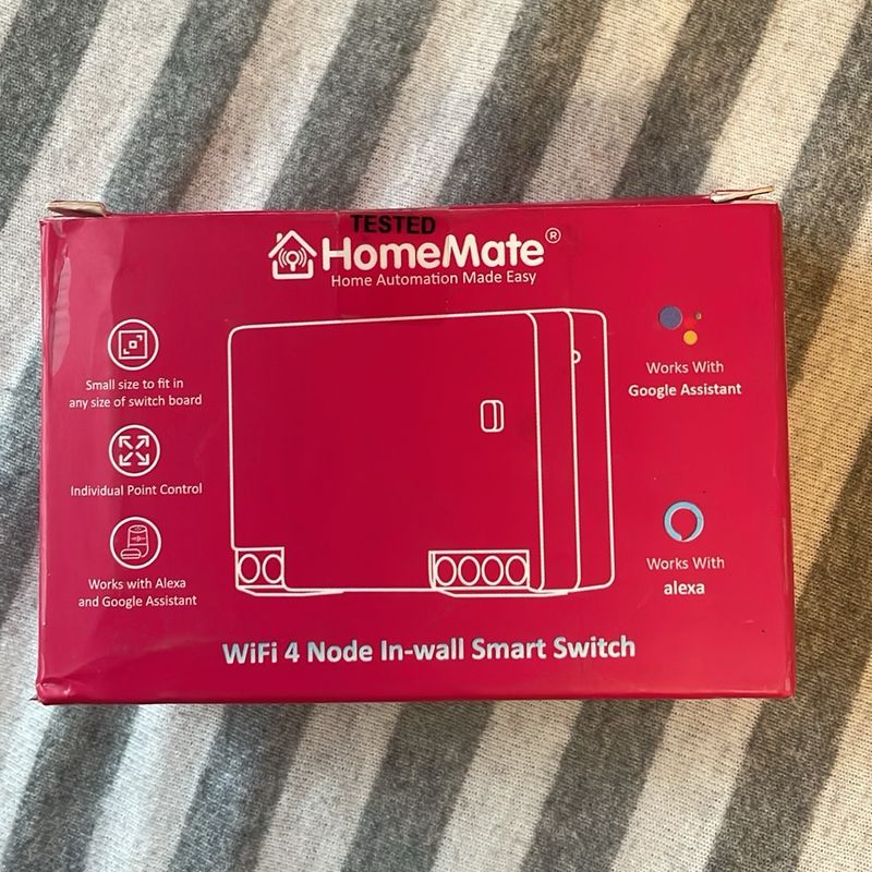 Homemate WiFi 4 Node Smart Switch