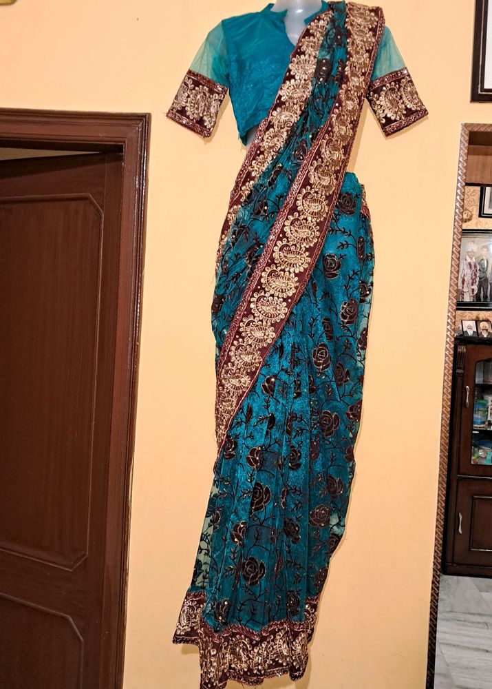 Stitched Saree