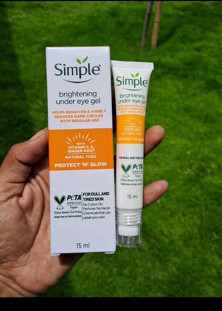 Simple Brightening Under Eye Gel