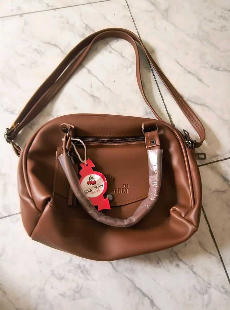 Leather Handbag / Sling Bag