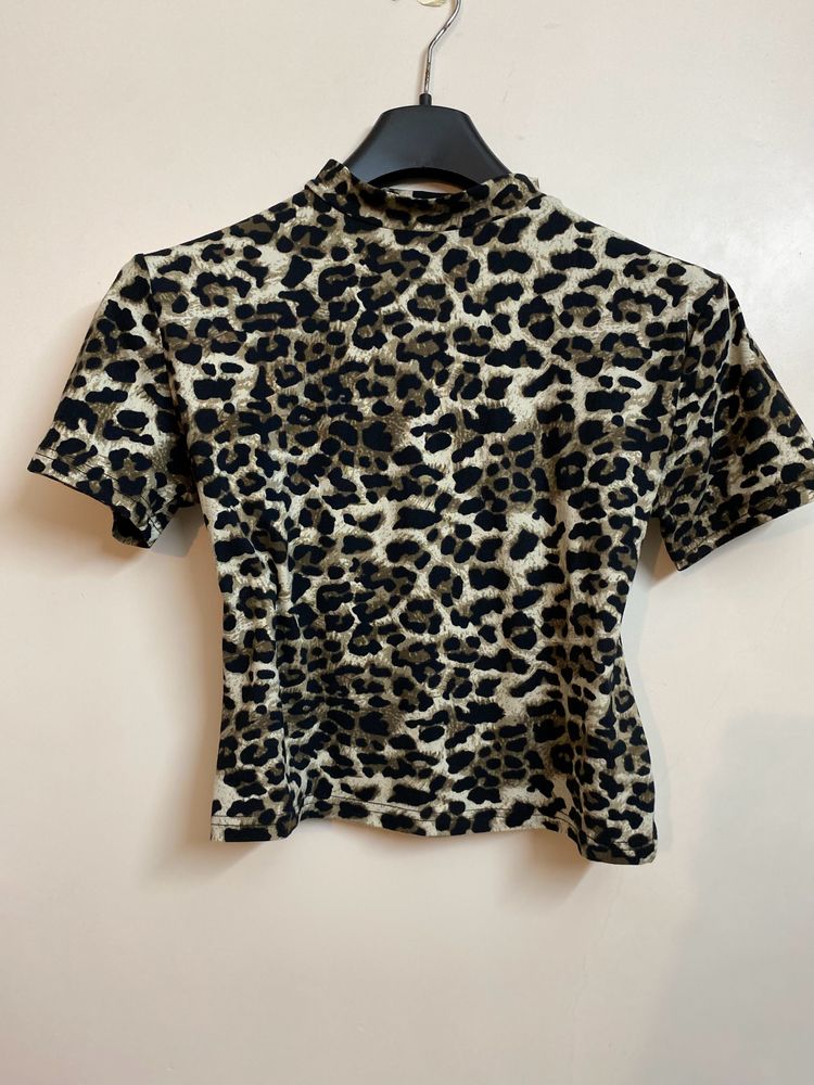 leopard ANIMAL PRINT TOP  (20% off on ₹)