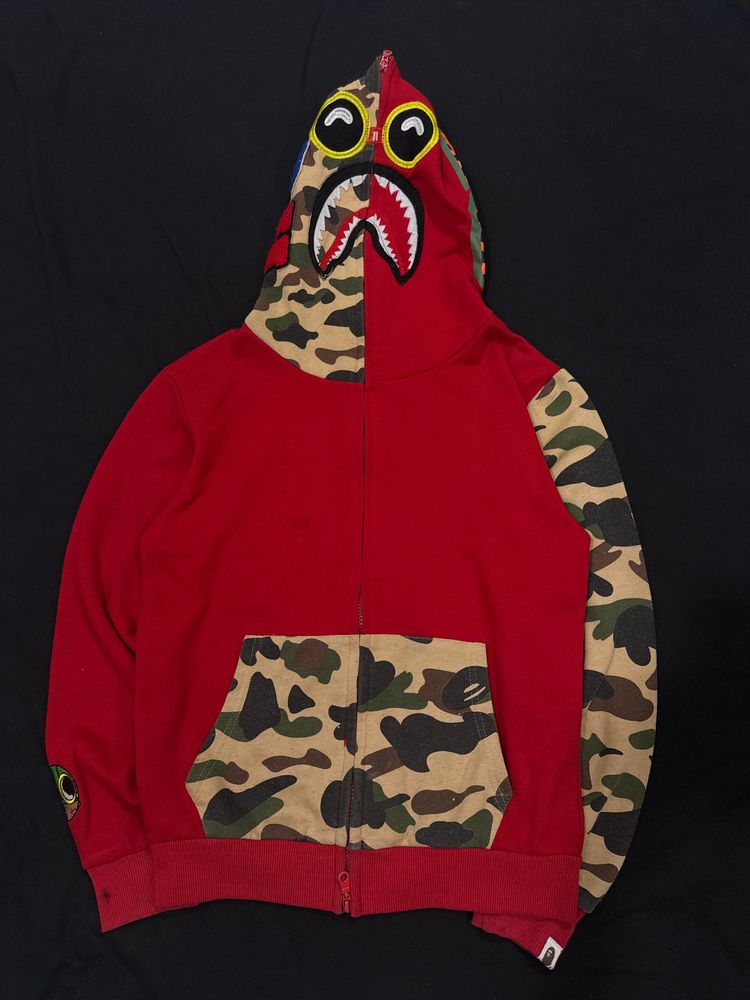 BAPE x Hebru Brantley Flyboy Shark Full Zip Hoodie