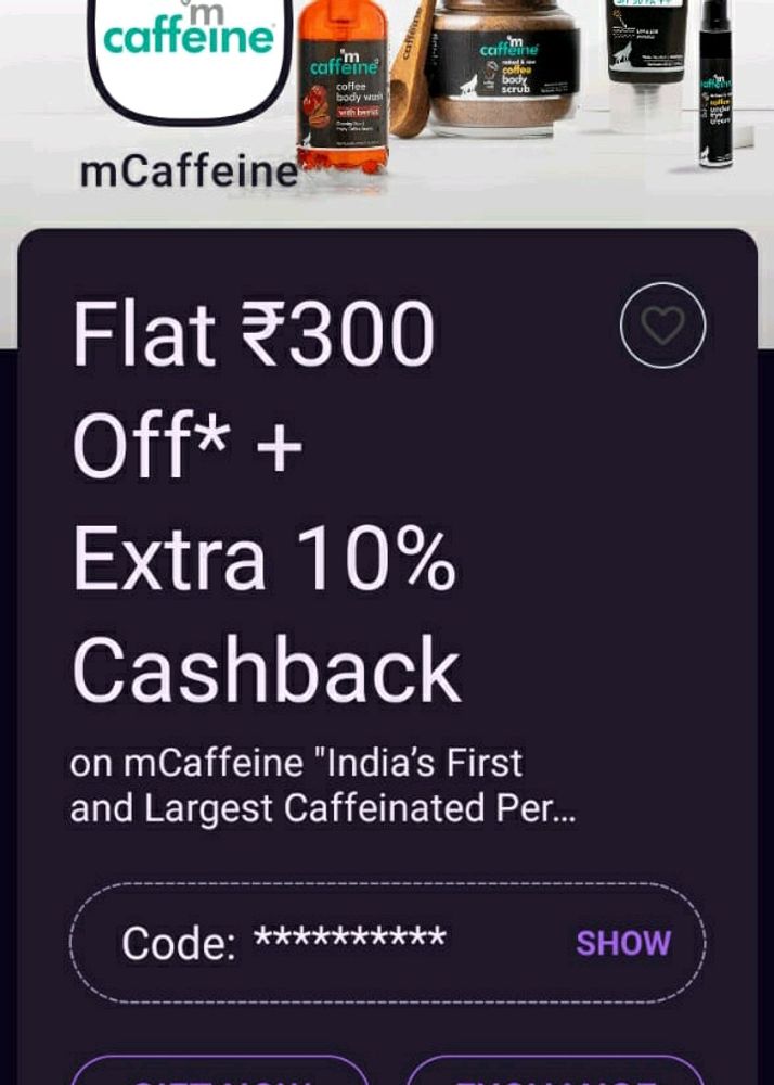 M Caffeine Coupon