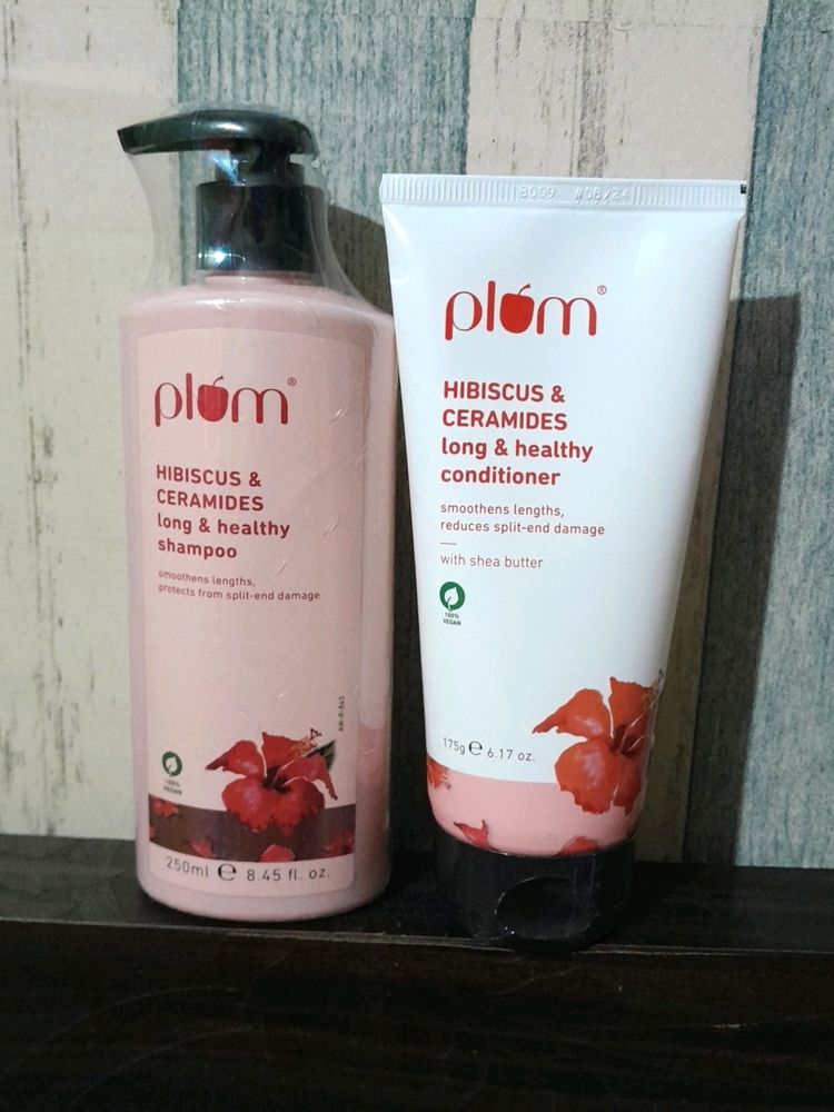 Plum Hibiscus & Ceramides Shampoo & Conditioner