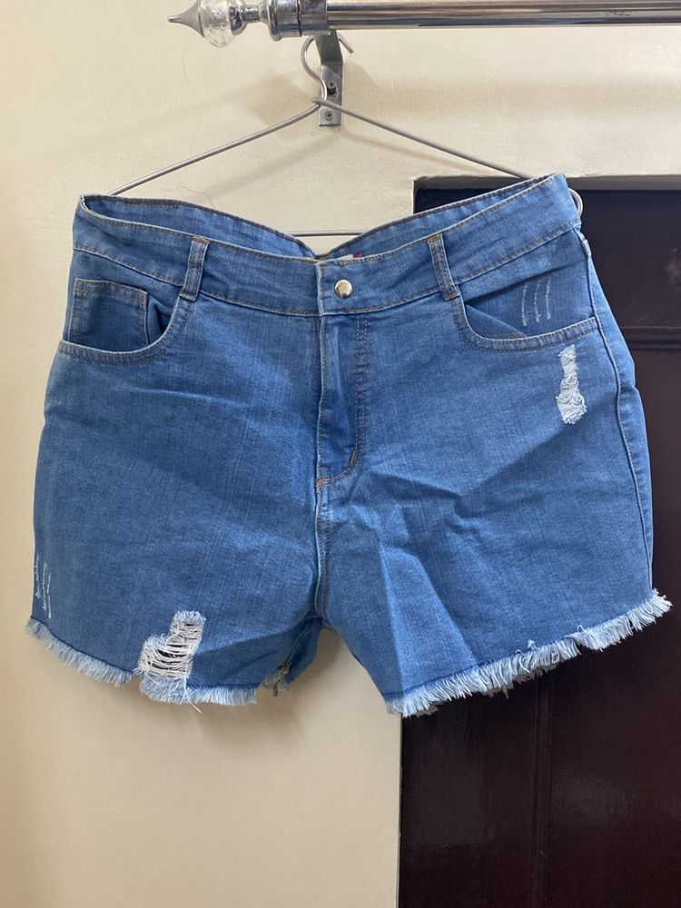 Miss Chase Denim Rugged Shorts