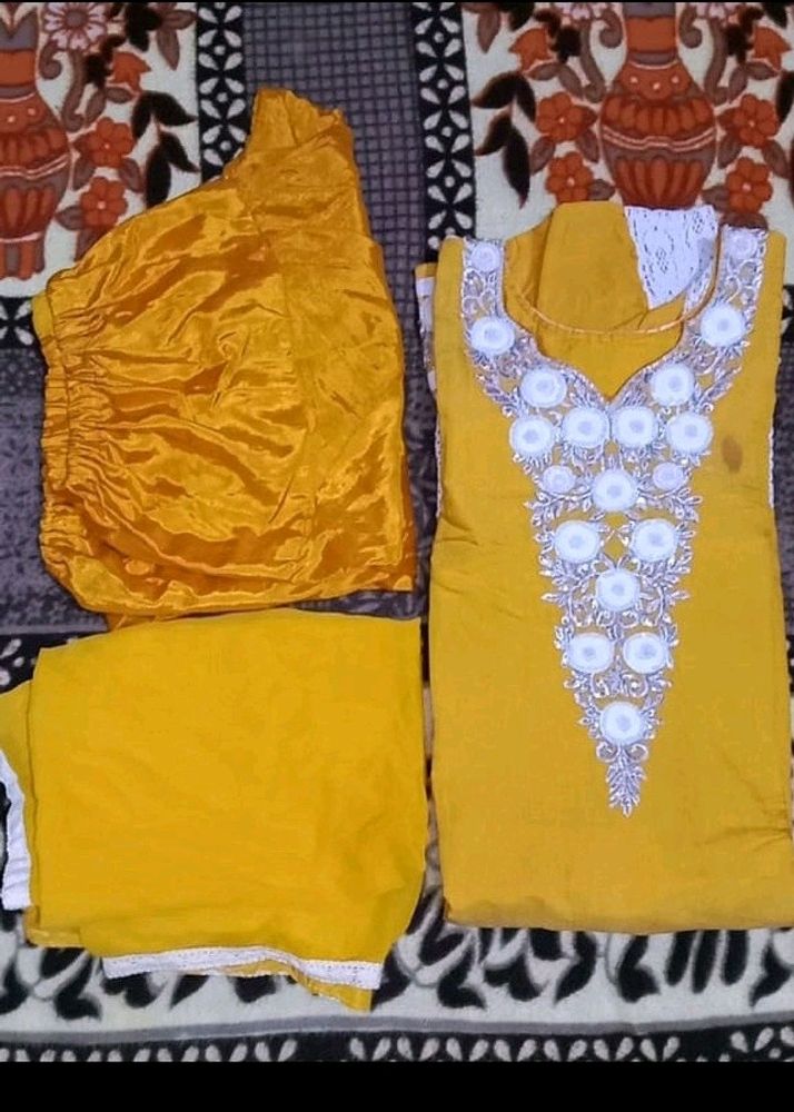 3 Piece Kurta Set