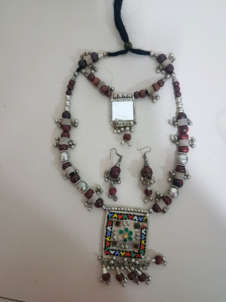 Navratari Traditional Necklace Set