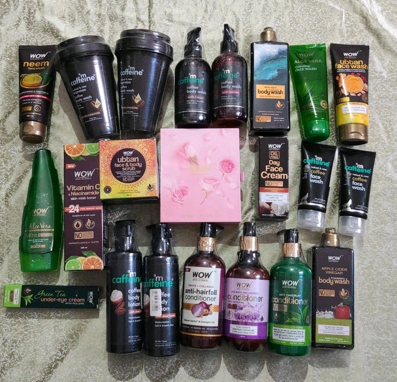 20 Wow Skin Science & Mcaffeine Full Size Products