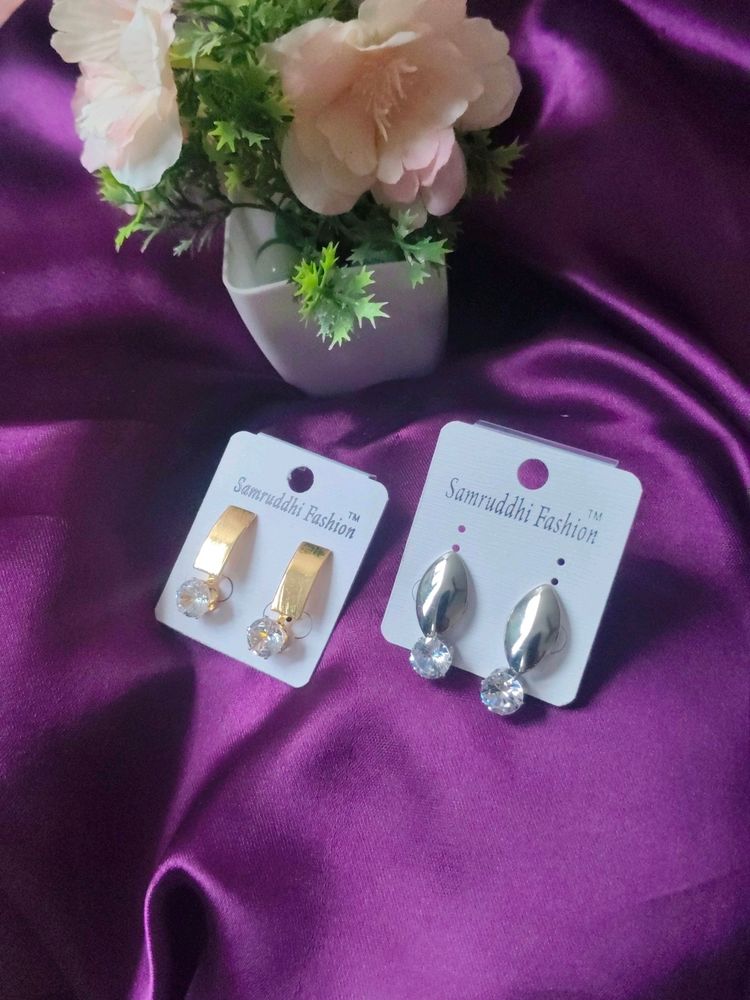 Combo Pack Of 2 Korean Earrings