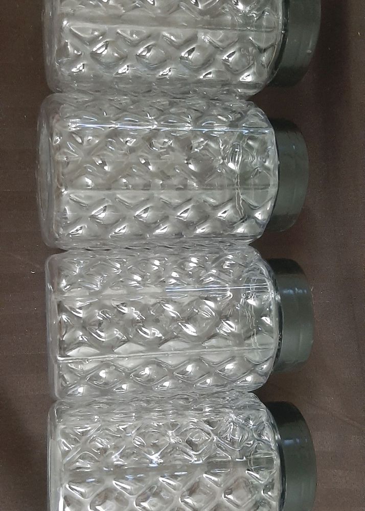 4 Plastic Jar