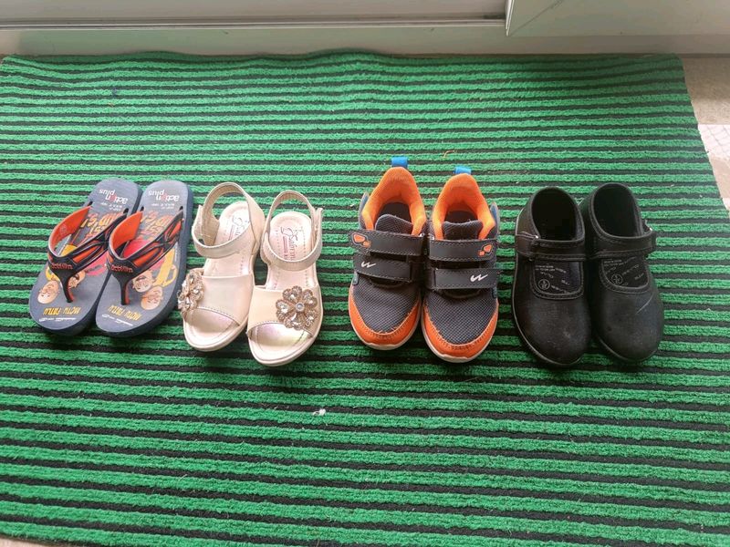 Four Pair Of Footwears