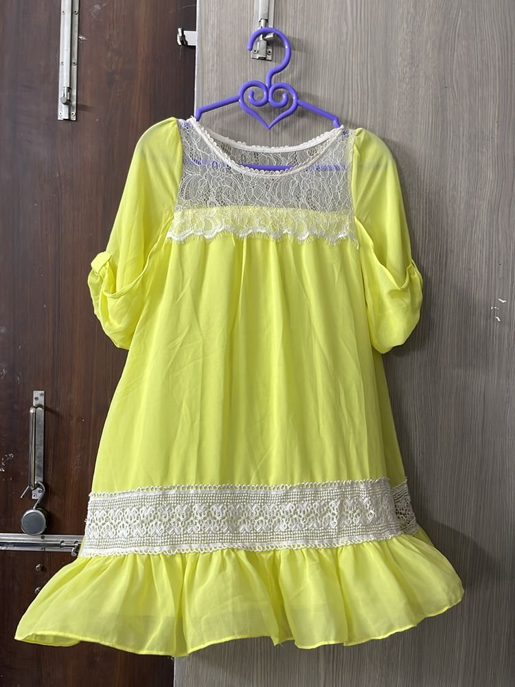 Lemon Yellow Dress