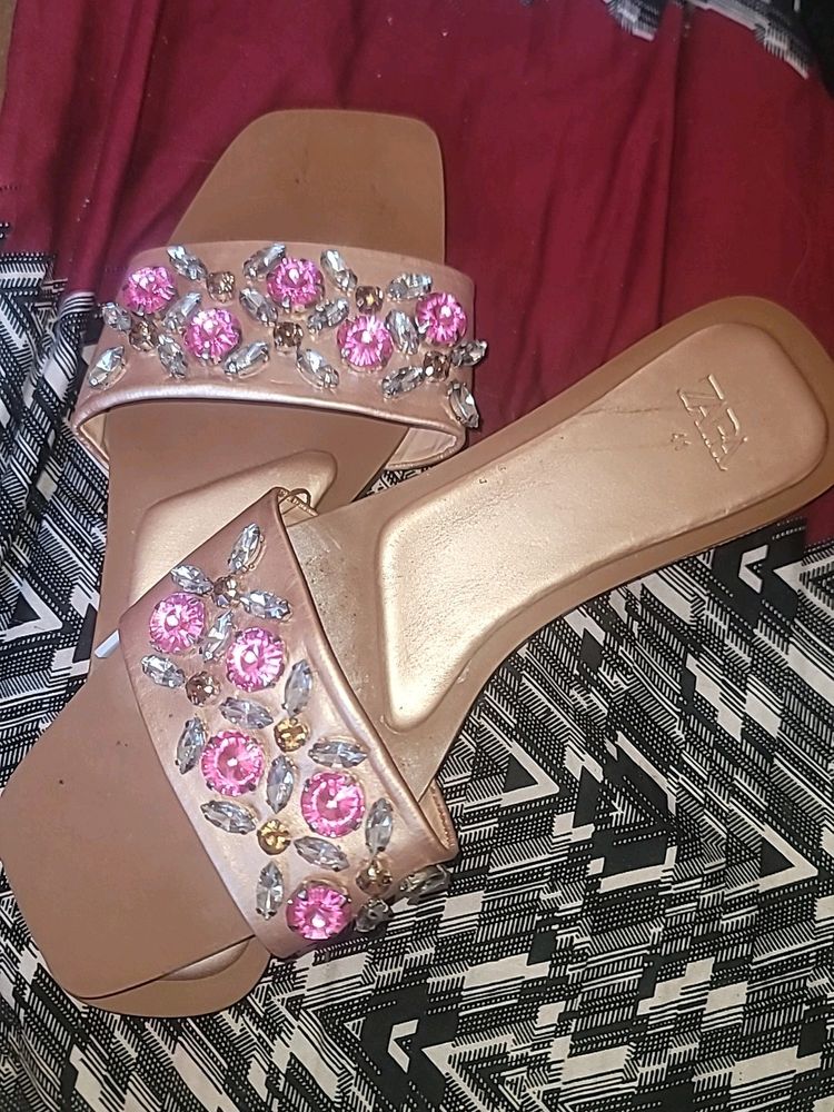 ZARA Studded Sandal