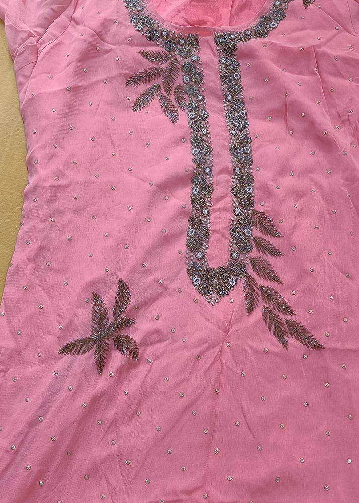 Beutiful Pink Suit For Newly Married Girl