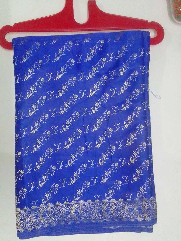 Beautiful Blue Colour Saree