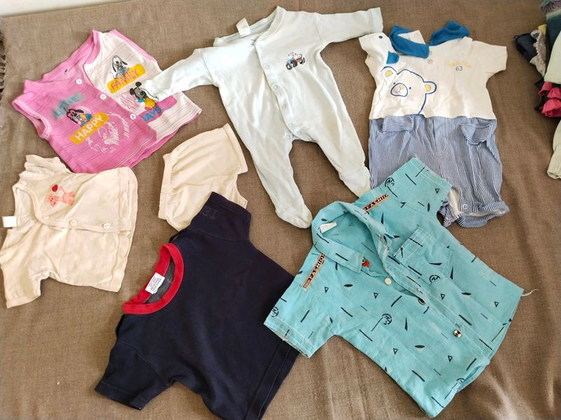 Combo Of New Born Baby Clothes