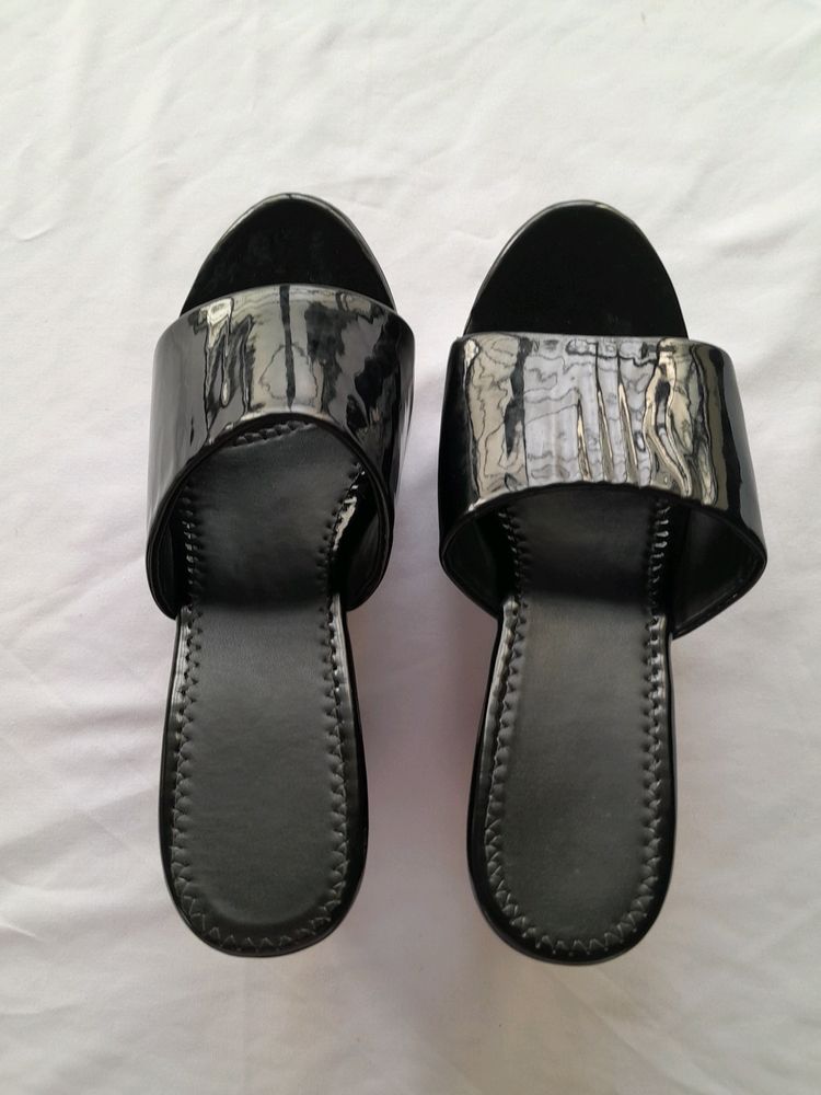 Black Casual Wedges (Women's)